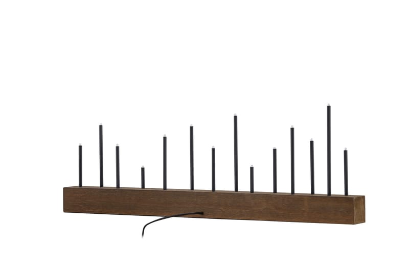 Ljusstake & kandelaber för bord Venture Home Walnut - Innredning - Lys & dufter - Lysestaker og lykter - Kandelaber & lysestake bord