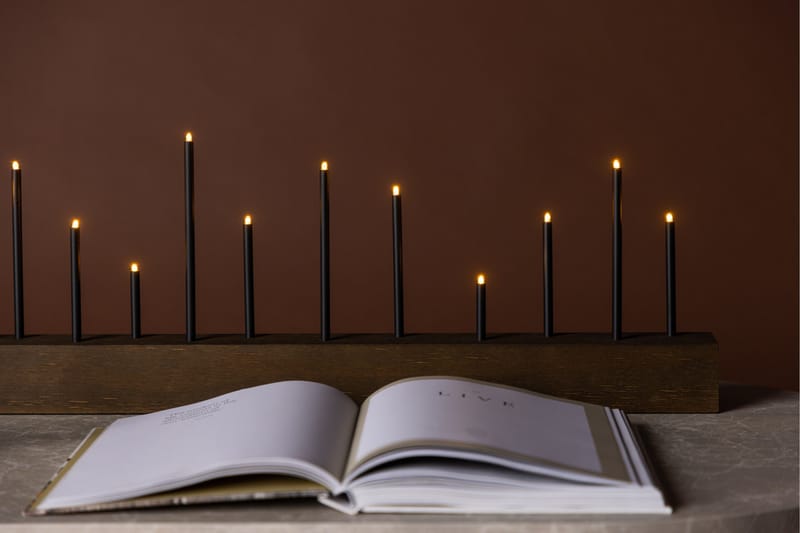 Ljusstake & kandelaber för bord Venture Home Walnut - Innredning - Lys & dufter - Lysestaker og lykter - Kandelaber & lysestake bord