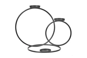 Ljusstake Beliani Cakung Black - Innredning - Lys & dufter - Lysestaker og lykter - Kandelaber & lysestake bord