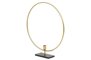 Ljusstake Beliani Seram GOLD||Black - Innredning - Lys & dufter - Lysestaker og lykter - Kandelaber & lysestake bord