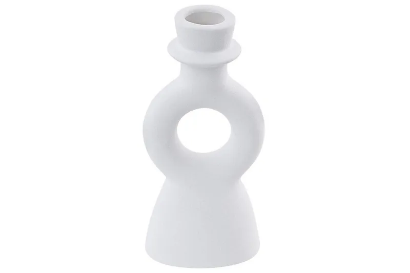 Ljusstake Beliani Sparta White