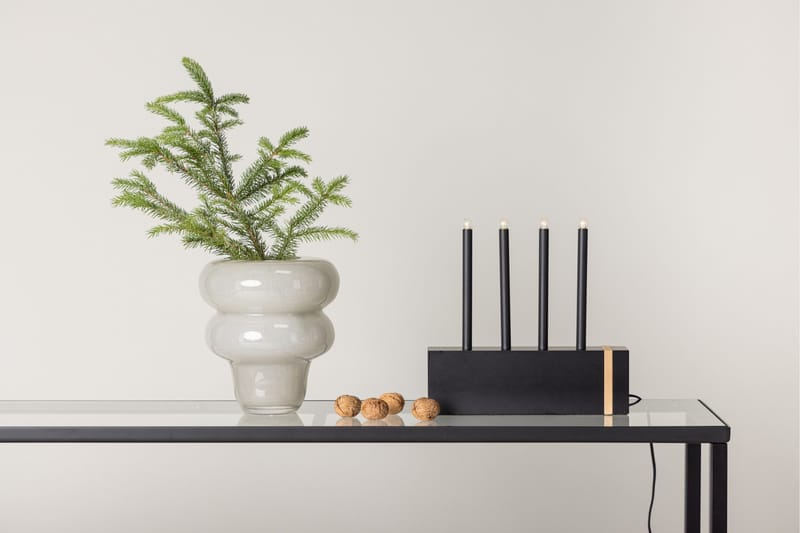 Lysestake og kandelaber til bord Venture Home Fjällberget lysestake Black - Innredning - Lys & dufter - Lysestaker og lykter - Kandelaber & lysestake bord