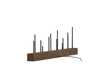 Lysestake og kandelaber til bord Venture Home Kungsberget lysestake Walnut - Innredning - Lys & dufter - Lysestaker og lykter - Kandelaber & lysestake bord