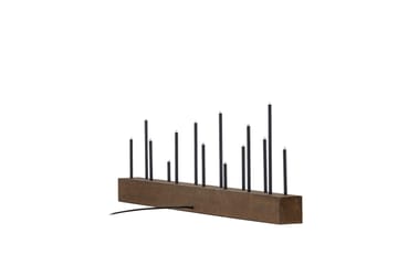 Lysestake og kandelaber til bord Venture Home Kungsberget lysestake Walnut - Innredning - Lys & dufter - Lysestaker og lykter - Kandelaber & lysestake bord