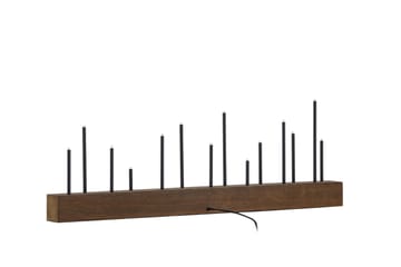 Lysestake og kandelaber til bord Venture Home Kungsberget lysestake Walnut - Innredning - Lys & dufter - Lysestaker og lykter - Kandelaber & lysestake bord