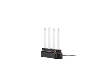 Näsfjället Ljusstake Venture Home Black - Innredning - Lys & dufter - Lysestaker og lykter - Kandelaber & lysestake bord