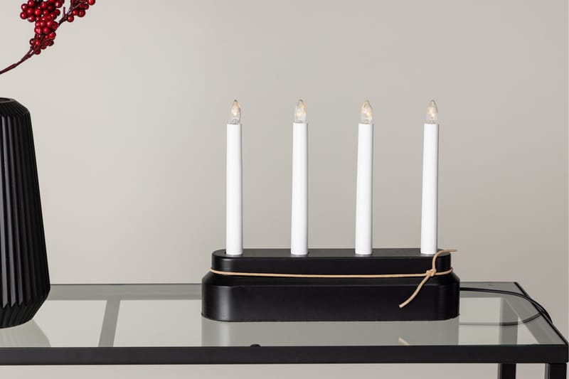 Näsfjället Ljusstake Venture Home Black - Innredning - Lys & dufter - Lysestaker og lykter - Kandelaber & lysestake bord