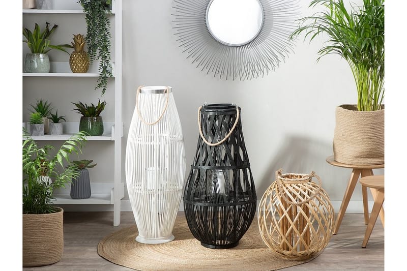 Tonga Lykt 39 cm - Svart - Innredning - Lys & dufter - Lysestaker og lykter