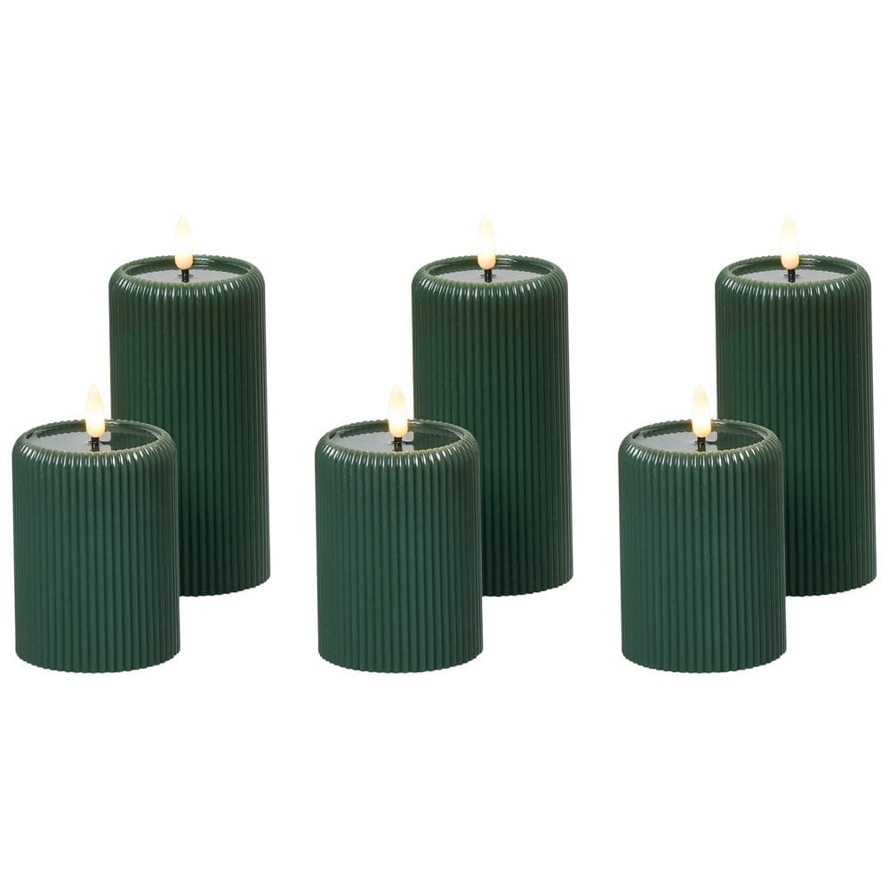 LED-lys Noisette Set med 6 - Grønn