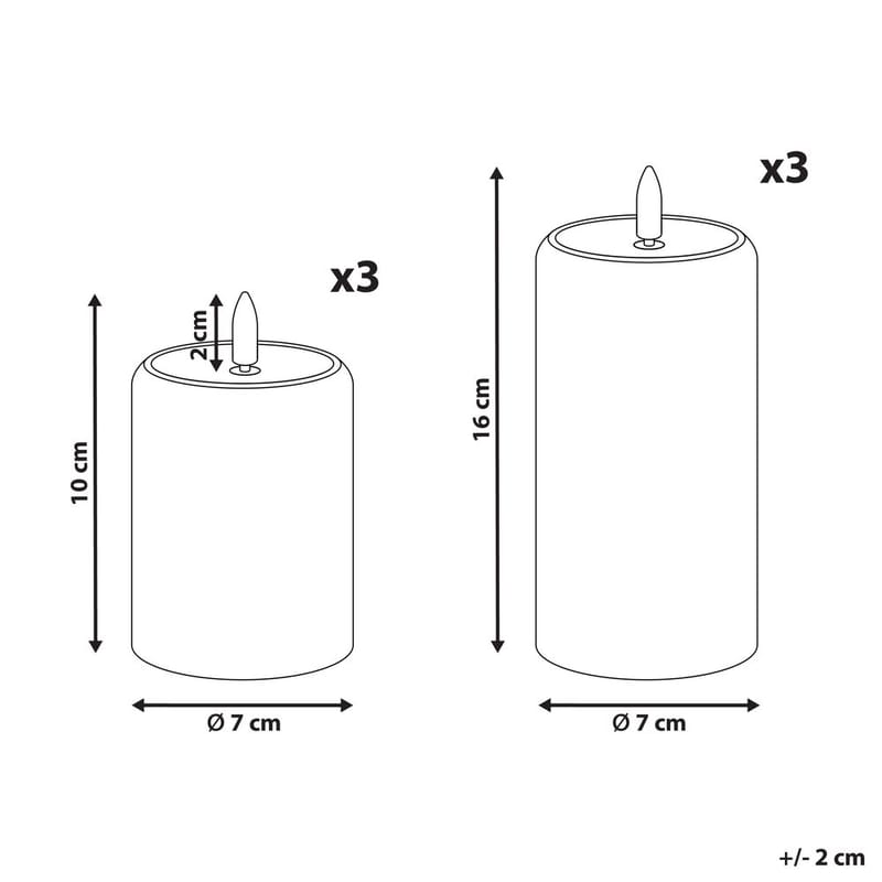 LED-lys Noisette Set med 6 - Grønn - Innredning - Julepynt & helgedekorasjon - Julepynt & juledekorasjon - Lys jul