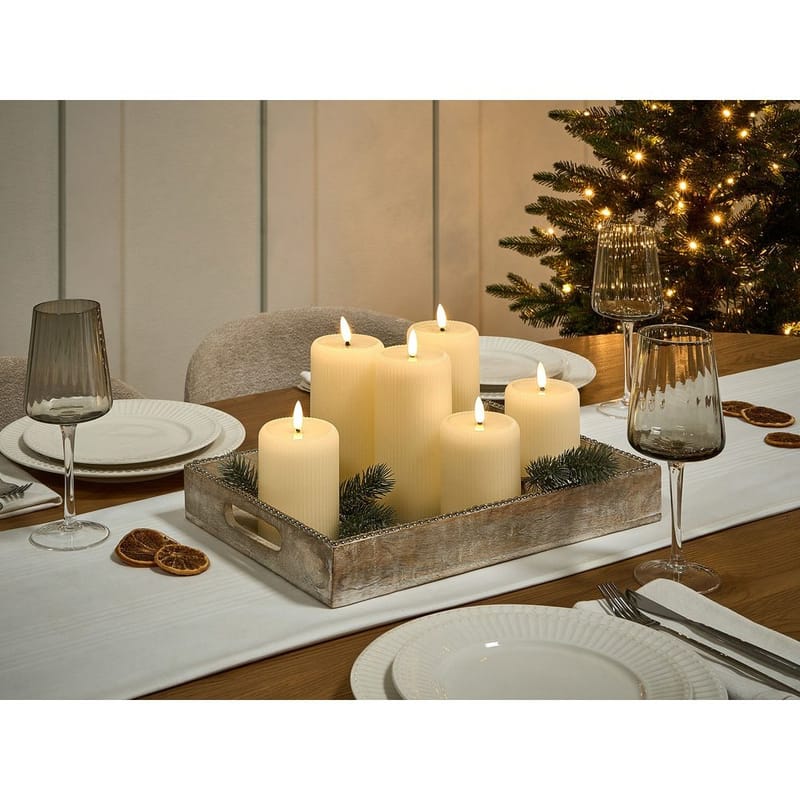 LED-lys Noisette Set med 6 - Hvit - Innredning - Julepynt & helgedekorasjon - Julepynt & juledekorasjon - Lys jul