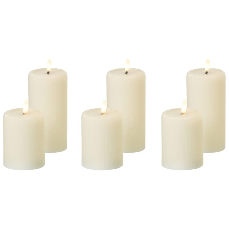 LED-lys Noisette Set med 6 - Hvit - Innredning - Julepynt & helgedekorasjon - Julepynt & juledekorasjon - Lys jul