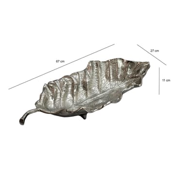 Morena dekorasjonsskål 67 cm - sølvfarget - Innredning - Dekorasjon