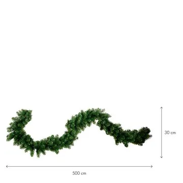 Nebraska girlander 500 cm - grønn - Innredning - Kunstige planter