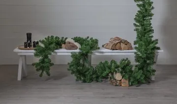 Nebraska girlander 500 cm - grønn - Innredning - Kunstige planter