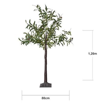 Olivec dekorasjonstre 80 cm - grønn - Innredning - Kunstige planter