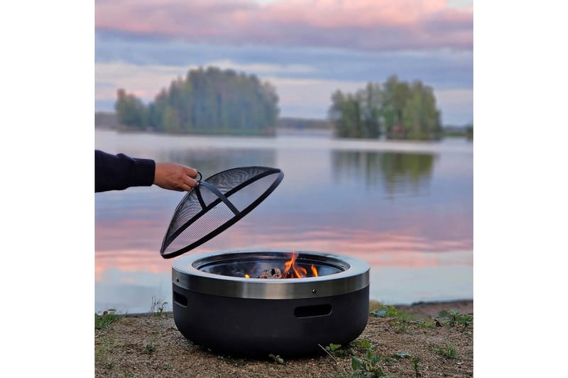 Ildsted Mustang Burbank - Svart||Sølv - Innredning - Peis - Utepeis & ildsted