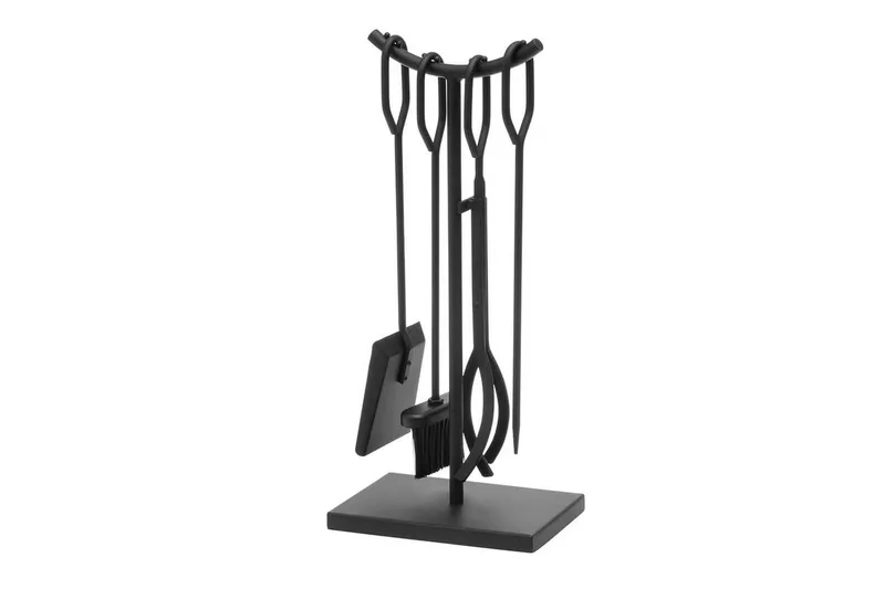 Ildstedssett Mustang Bridge 4 Deler, Svart