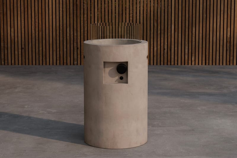 Kea ildkurv utendørs, Grå