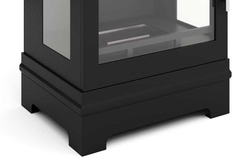 Corbo Liten Frittstående Rektangulær Etanolpeis 59x35x45 cm i Stål og Glass - Svart - Innredning - Peis - Peis uten pipe - Biopeis