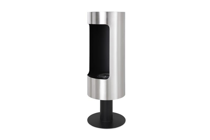 Plaza Frittstående Etanolpeis 84x30x30 cm i Rustfritt stål - Svart - Innredning - Peis - Peis uten pipe - Biopeis