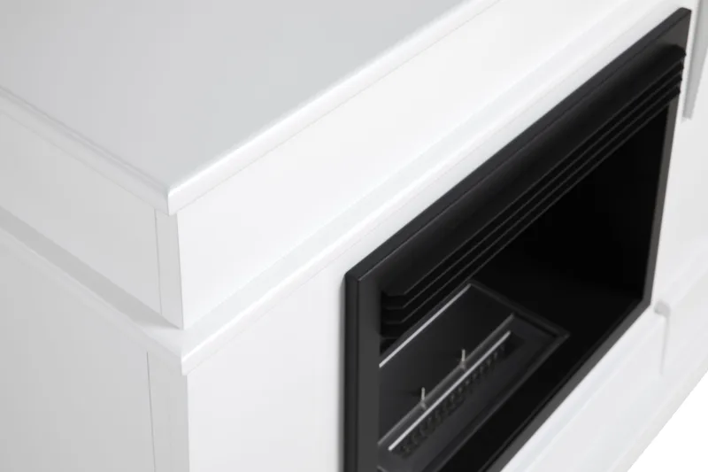 Route Peis Bioetanol Frittstående MDF - Hvit/Svart/Rustfritt Stål - Innredning - Peis - Peis uten pipe - Biopeis