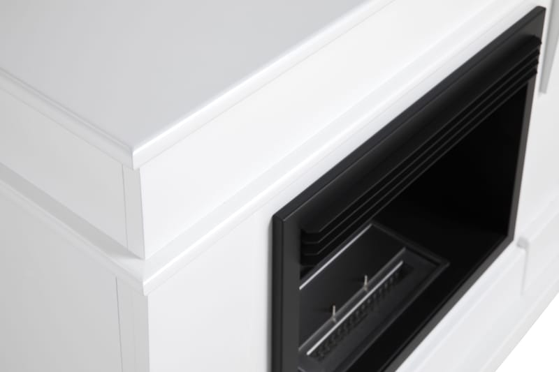 Route Peis Bioetanol Frittstående MDF - Hvit/Svart/Rustfritt Stål - Innredning - Peis - Peis uten pipe - Biopeis