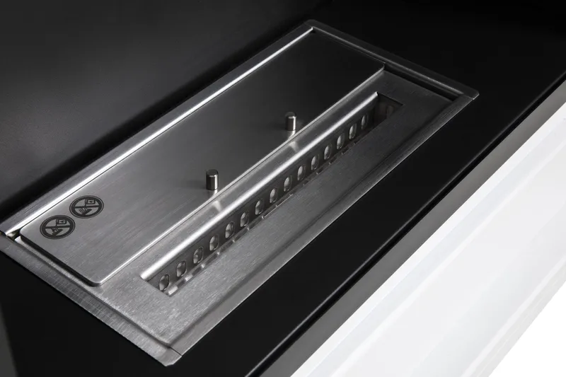 Route Peis Bioetanol Frittstående MDF - Hvit/Svart/Rustfritt Stål - Innredning - Peis - Peis uten pipe - Biopeis