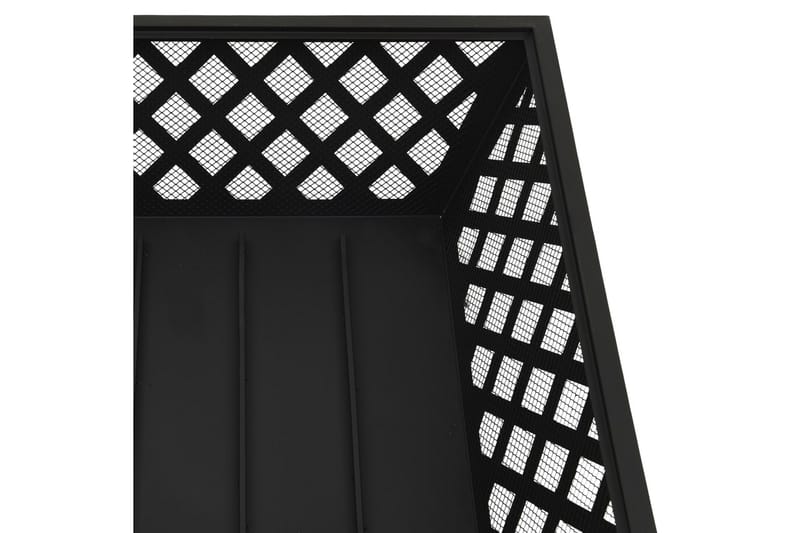 Bålfat med ildrake 64 cm XXL stål - Svart - Innredning - Peis - Ovnvarme - Peisovner