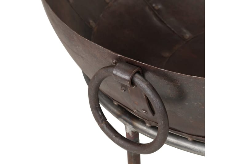 Bålfat rustikk Ø 60 cm jern - Brun - Peisovner