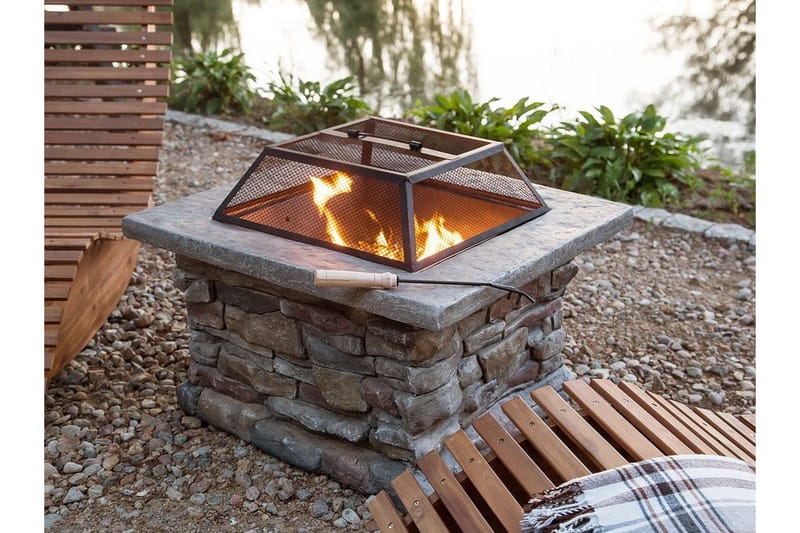 Kelud Bålpanne 73 / 72 / 47 cm - Grå - Innredning - Peis - Utepeis & ildsted