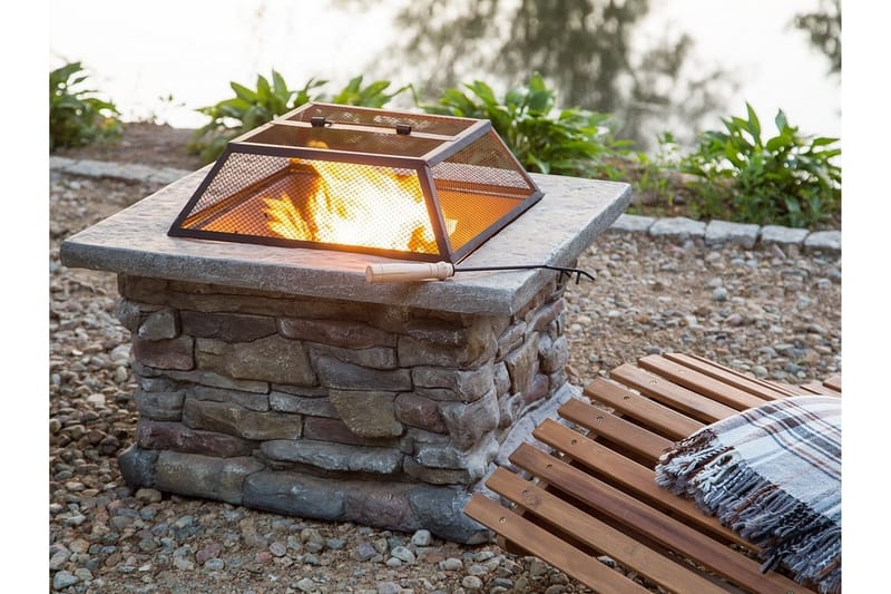 Kelud Bålpanne 73 / 72 / 47 cm - Grå - Innredning - Peis - Utepeis & ildsted