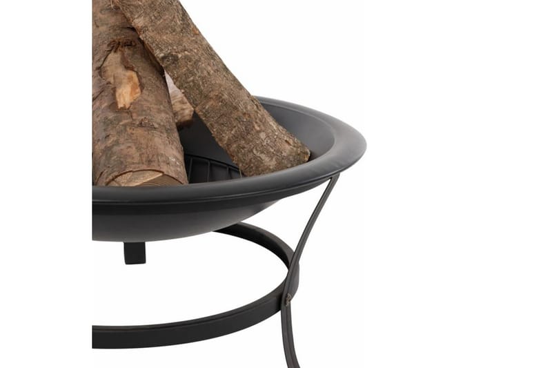 RedFire Bålfat Atlanta svart stål 51 cm 85014 - Innredning - Peis - Utepeis & ildsted