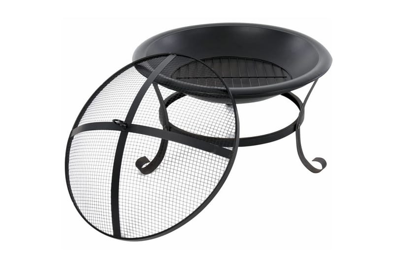 RedFire Bålfat Atlanta svart stål 51 cm 85014 - Innredning - Peis - Utepeis & ildsted