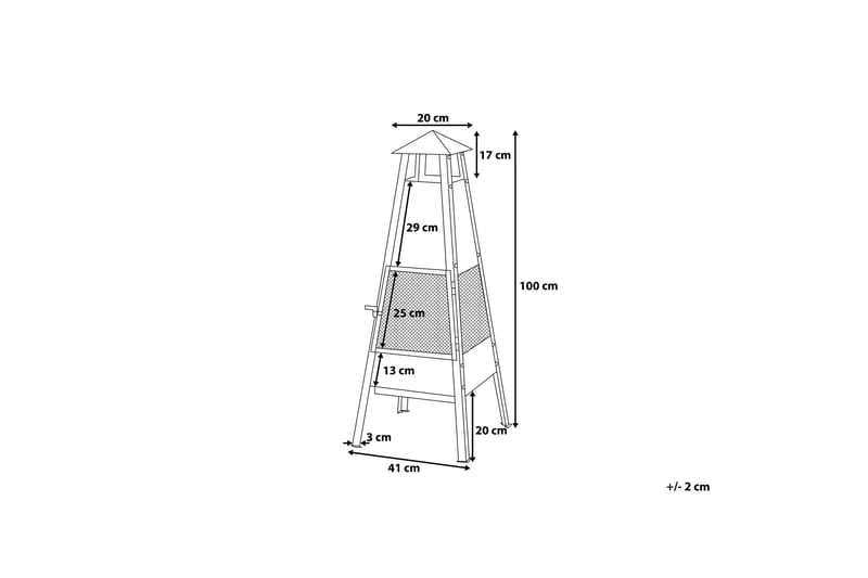 Yasur Utepeis 41 /41 / 100 cm - Svart - Innredning - Peis - Utepeis & ildsted