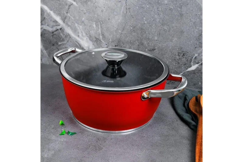 Potte Skylin Rød / Svart - Mørkerød/Svart - Innredning - Krukker