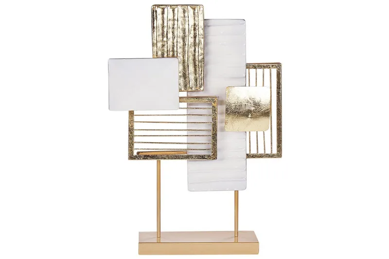 Prydnadsfigur Beliani Boron GOLD||White, undefined