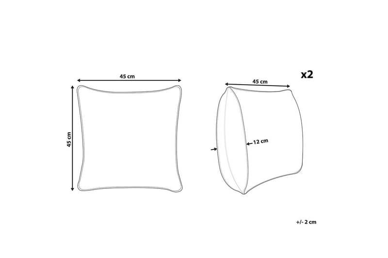 Pynteputer Hazro sett av 2 - Tekstiler - Pute & pledd - Hagepute
