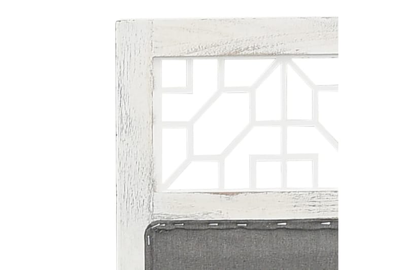 4-Panel Room Divider Grey 140x165 cm Fabric - Grå - Innredning - Romdelere - Skjermvegg