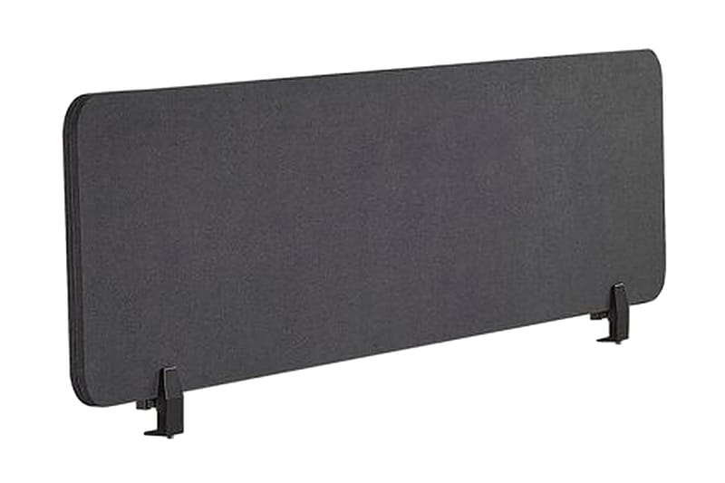 Avskjerming for Skrivebord 160x40 cm grå WALLY - Grå - Innredning - Romdelere - Avskjerming skrivebord