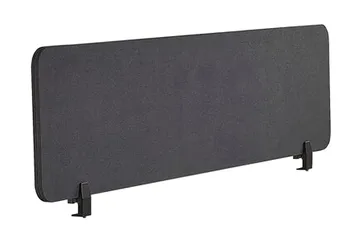 Avskjerming for Skrivebord 160x40 cm grå WALLY - Grå - Innredning - Romdelere - Avskjerming skrivebord