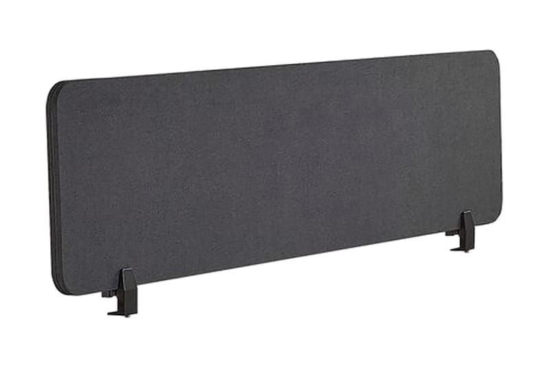 Avskjerming til Skrivebord 180x40 cm grå WALLY - Grå - Innredning - Romdelere - Avskjerming skrivebord