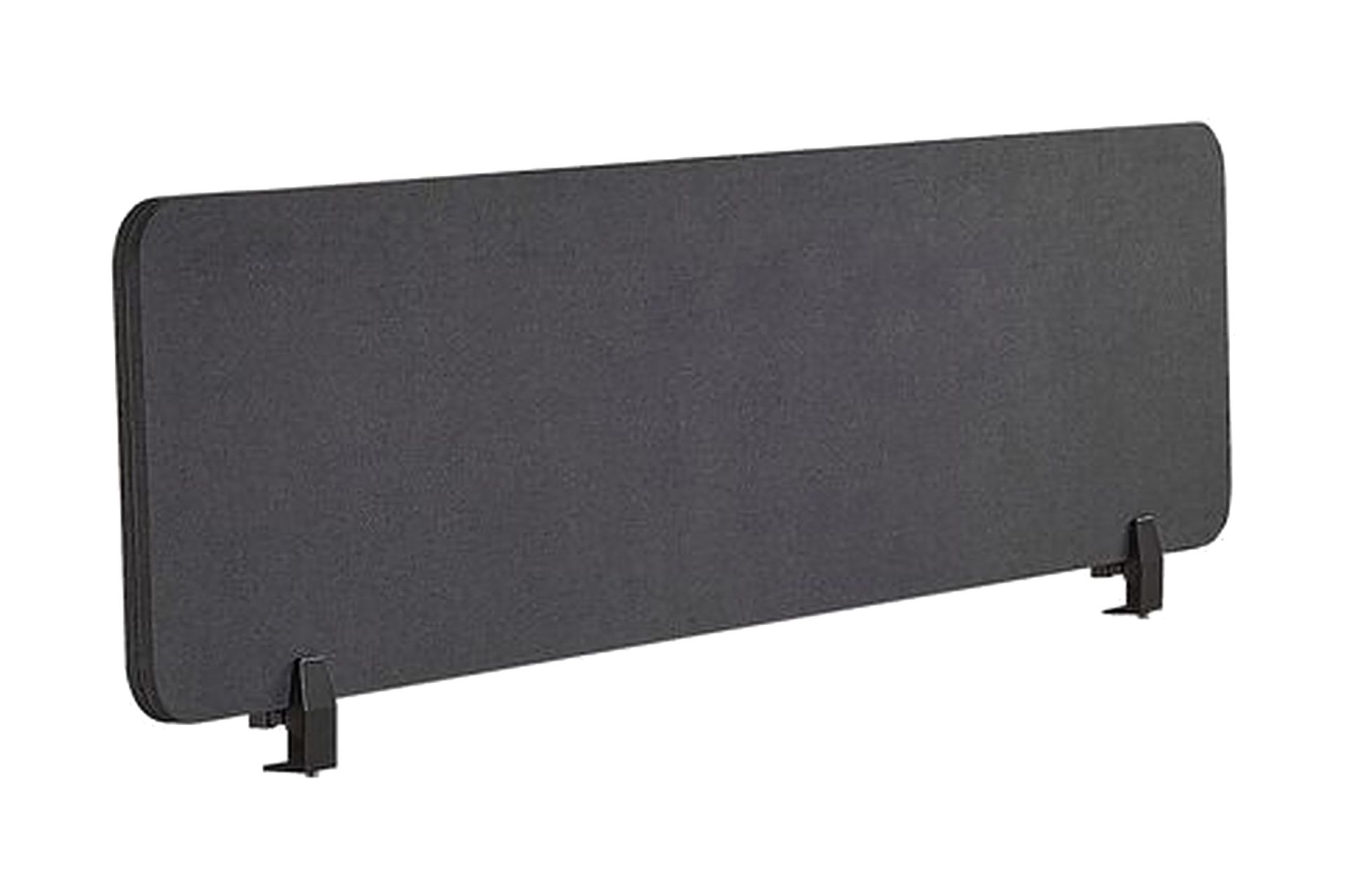 Avskjerming til Skrivebord 180x40 cm grå WALLY - Grå