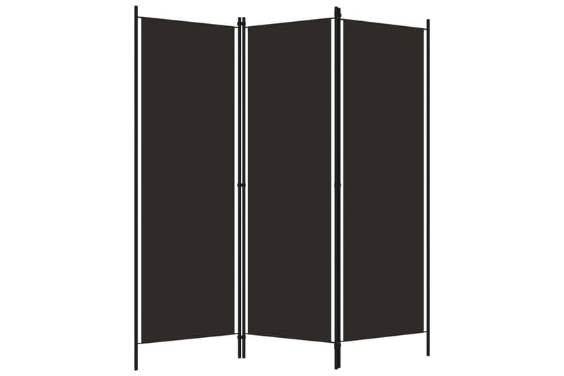 Romdeler 3 paneler brun 150x180 cm - Innredning - Romdelere - Skjermvegg