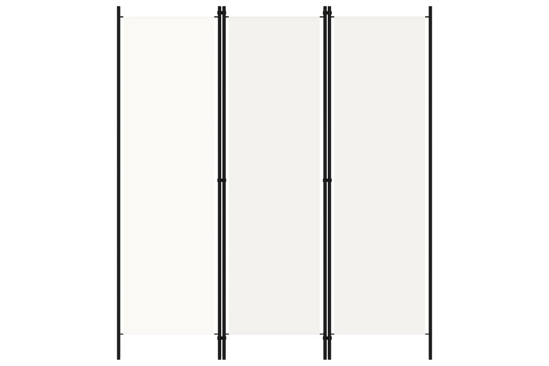 Romdeler 3 paneler hvit 150x180 cm - Innredning - Romdelere - Skjermvegg