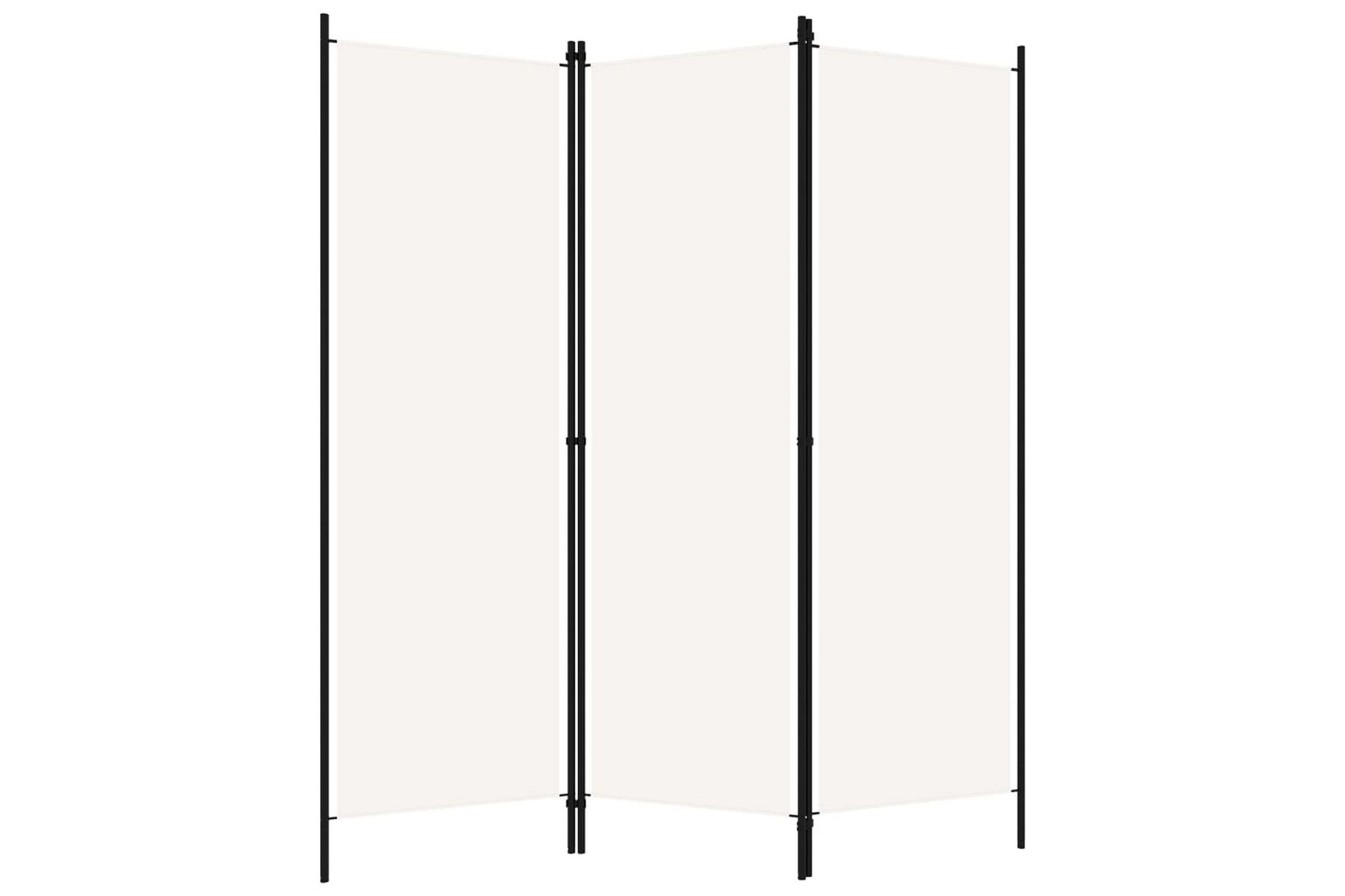 Romdeler 3 paneler hvit 150x180 cm - Innredning - Romdelere - Skjermvegg