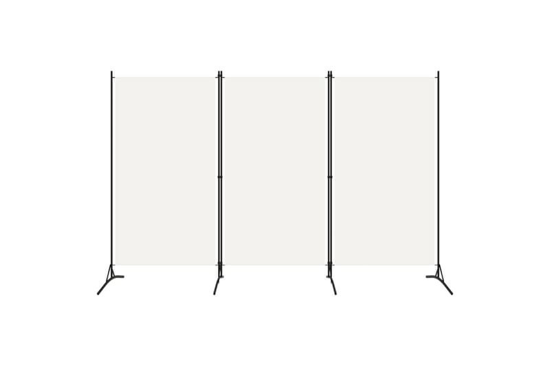 Romdeler 3 paneler hvit 260x180 cm - Innredning - Romdelere - Skjermvegg