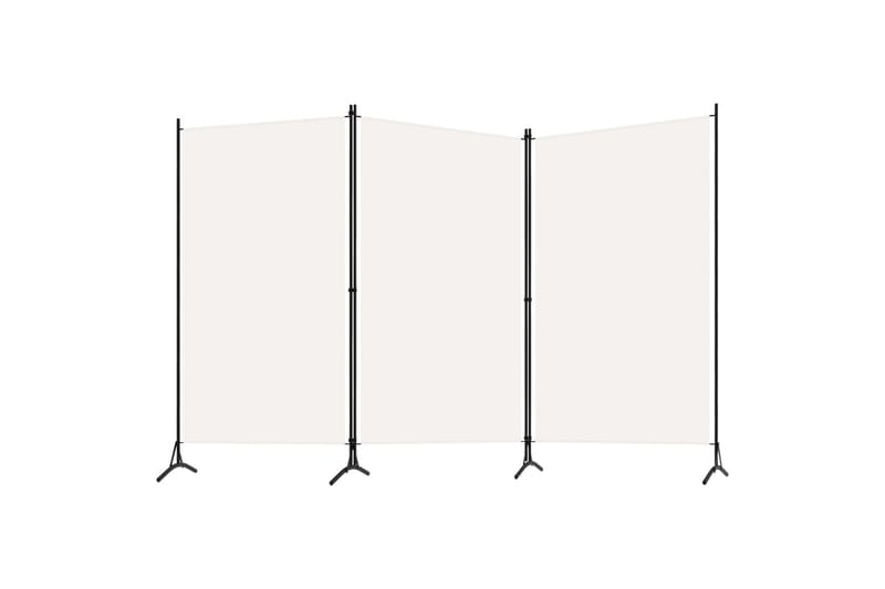 Romdeler 3 paneler hvit 260x180 cm - Innredning - Romdelere - Skjermvegg