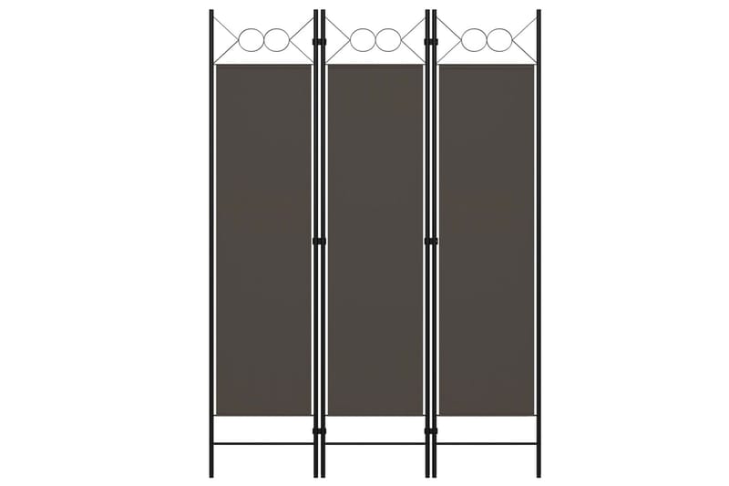 Romdeler 3 paneler antrasitt 120x180 cm - Innredning - Romdelere - Skjermvegg