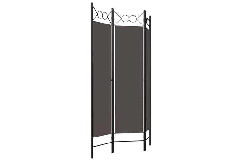 Romdeler 3 paneler antrasitt 120x180 cm - Innredning - Romdelere - Skjermvegg